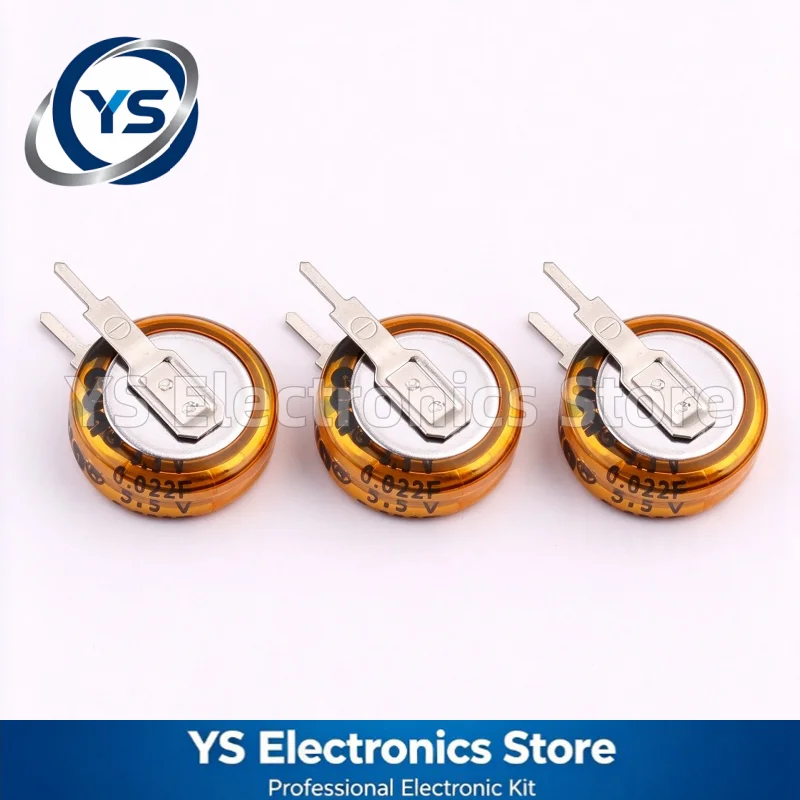 2-50pcs 5.5V 22000UF 0.022F V Type Terminal CDA CB5R5223VF-ZJ CB Series Super Capacitor Ultra Farad Capacitors New High Quality