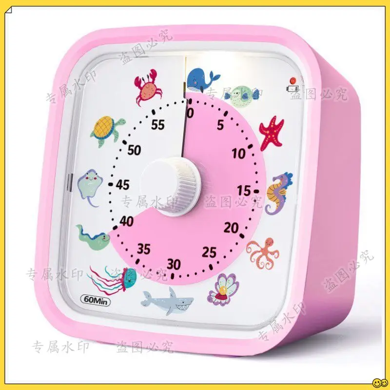 Visual timer, elementary school students' self-discipline artifact, children's learning special, silent brushing teeth,   timer