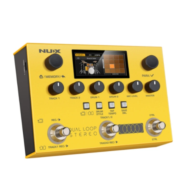 Pedal Dual-track Looper & Dual Drum Kit With Best-in-class 32-bit Ad/da And 32-bit Floating-point Processing For Guitarists
