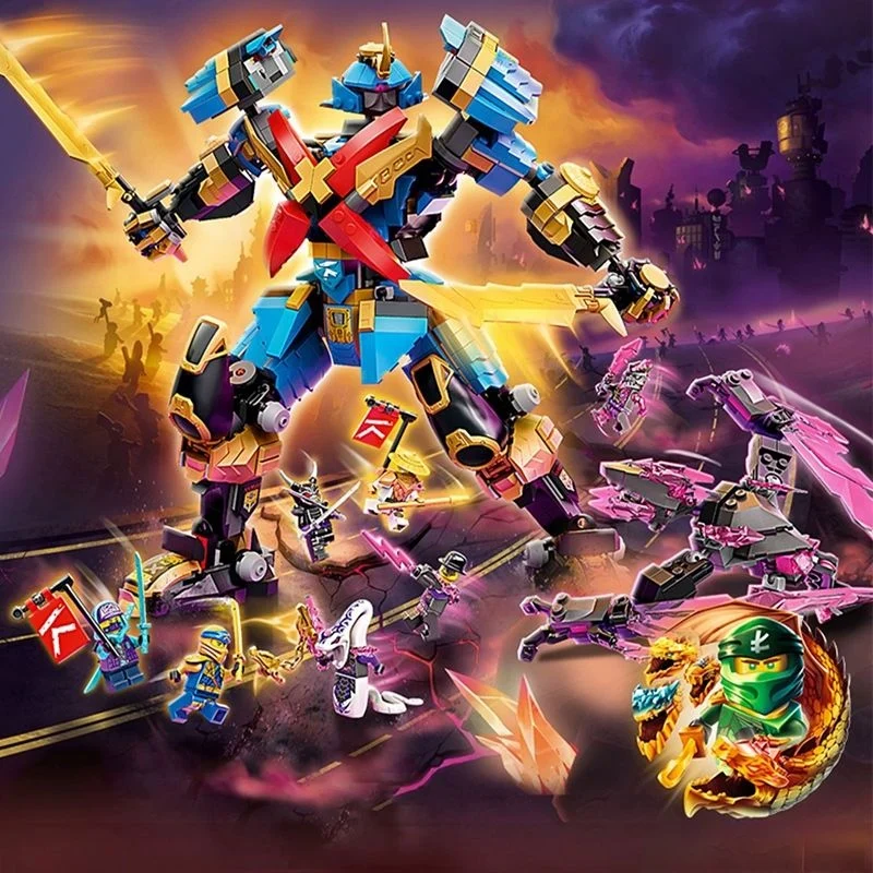 

Phantom Ninja series Nia's Warrior X mech building block, educational toy for Christmas, birthday gift for boys 71775
