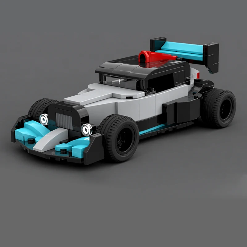 Speed Hypercar Model MOC Building Bricks High-Performance Modified Vehicles Modular Technology Gifts Holiday Assemble Toys Suit