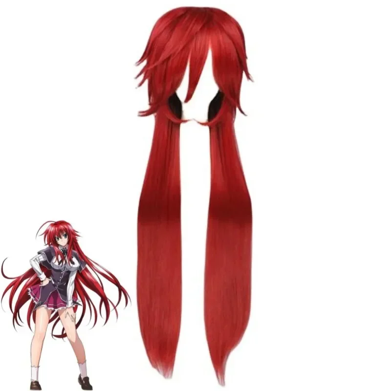 Disfraz de Anime de escuela secundaria D * D DxD Rias Gremory, peluca, capa, falda superior, uniforme Sexy para mujer y niño, traje de Halloween MN3