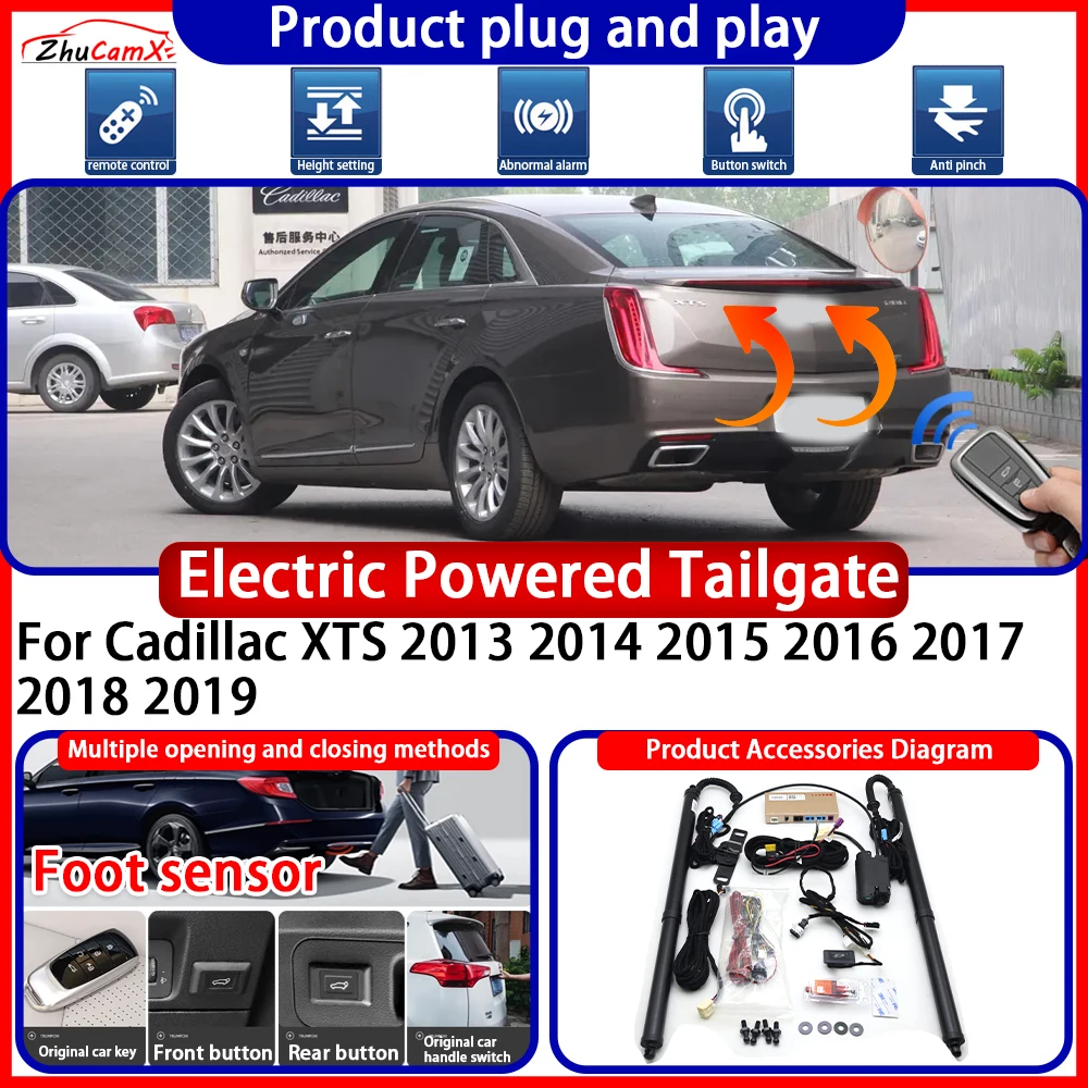 

ZhuCamX Powered Tailgate for Cadillac XTS 2013 2014 2015 2016 2017 2018 2019 anti pinch Smart Intelligent Control Gate Lift Kit