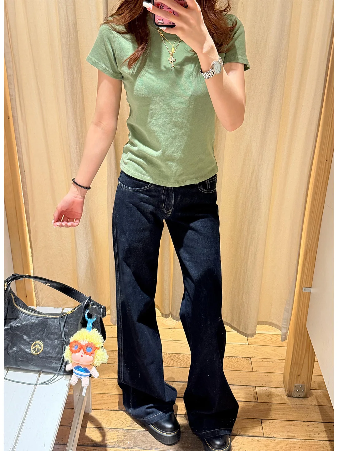 

Low Waist Distressed Denim Jeans Women's Summer 2026 Loose Fit Wide Leg Pants Original Blue Color Floor Length Trousers