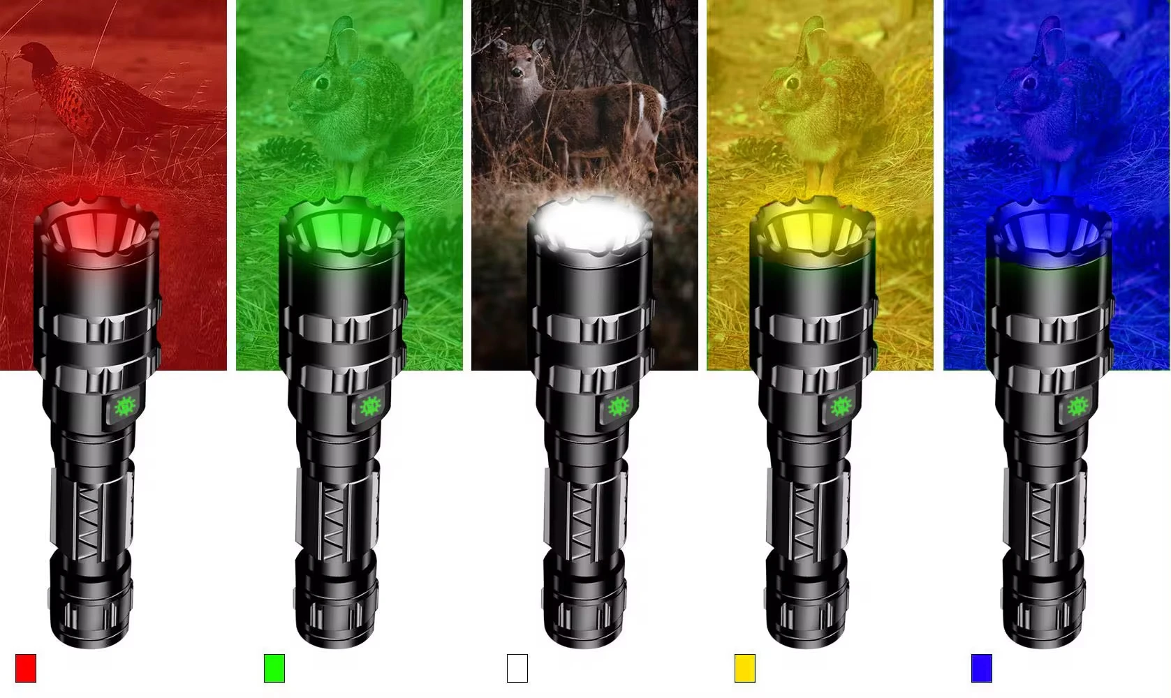 High Lums Professional High Power LED Flashlight Tactical Scout Torch Lights L2 Rechargeable Waterproof Fishinglights Hunting