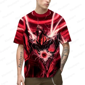 T-shirt printed for men, neon genesis evangelion clothes, tops-en of children's gymnastics, short sleeve, y2k, eva-01, new clothes 10 Main Sales Evangelion Shirt - №7