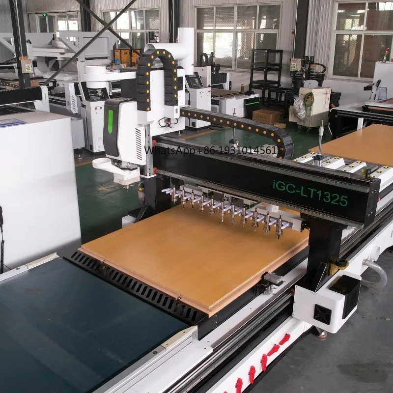 

【From China】ATC Wood CNC Router Machine For MDF Plywood Solid Wood Cabinet Furniture Cutting Engraving High Efficiency Automatic