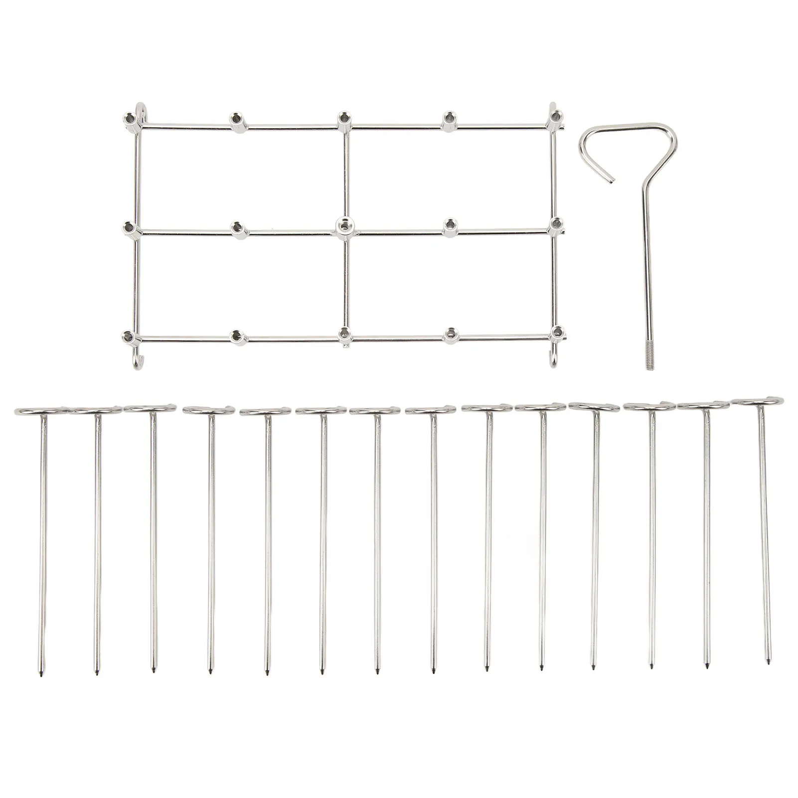 رف مقلاة من الدرجة الغذائية ، حامل سيخ ، رف شواء ، DZ201 ، 8 كوارت