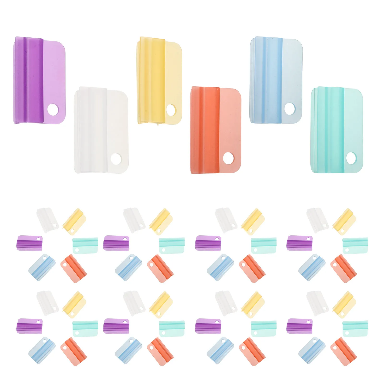 60 pièces, onglets en plastique pour classeurs, étiquettes pour organiseur de dossiers à suspendre, séparateurs d'index colorés, système de classement de documents pour le bureau et l'école.