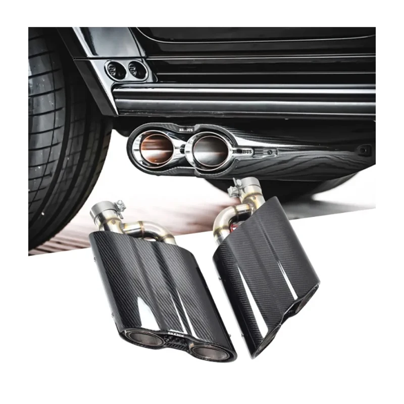 

G900 Rocket Style Dry Carbon Fiber Exhaust Tips for G-Class W464 G63