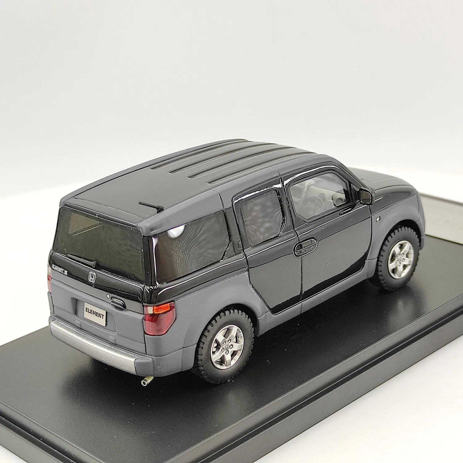 Modèle de voiture en résine Honda à l'échelle 1:43, modèle de voiture noir et gris