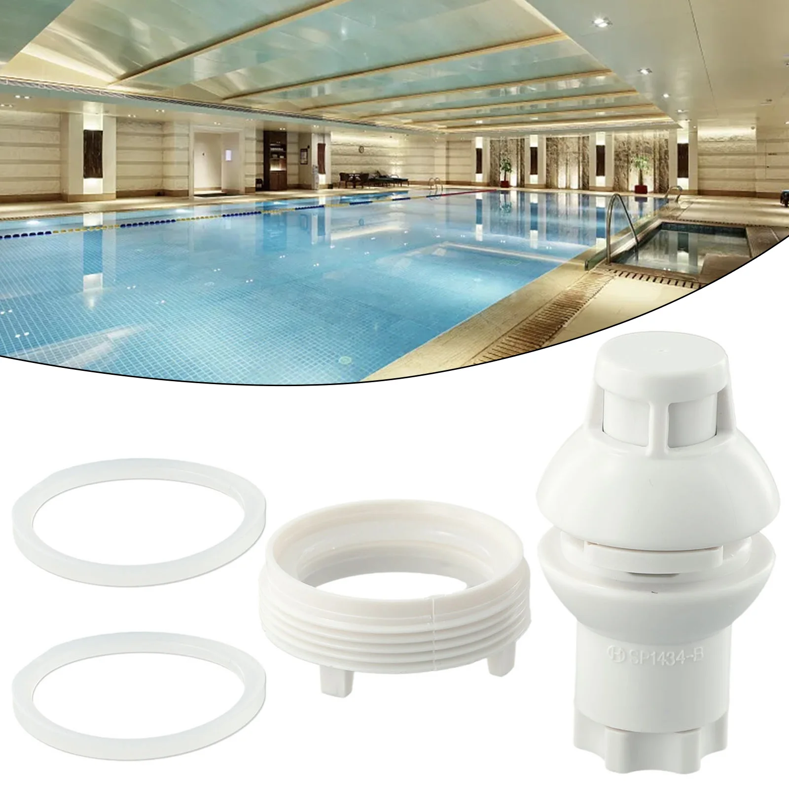 Designed For For Hayward SP1434PAKB Jetair III Nozzle Assembly Replacement with Adjustable Compatibility 10 GPM