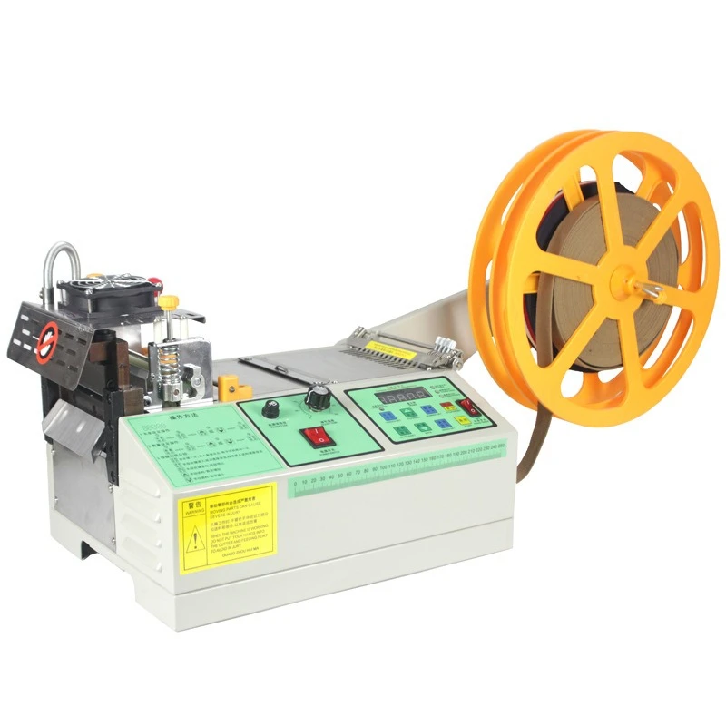 Large automatic hot and cold tape cutting machine, webbing, Velcro zipper, elastic band, rubber band, earband rope