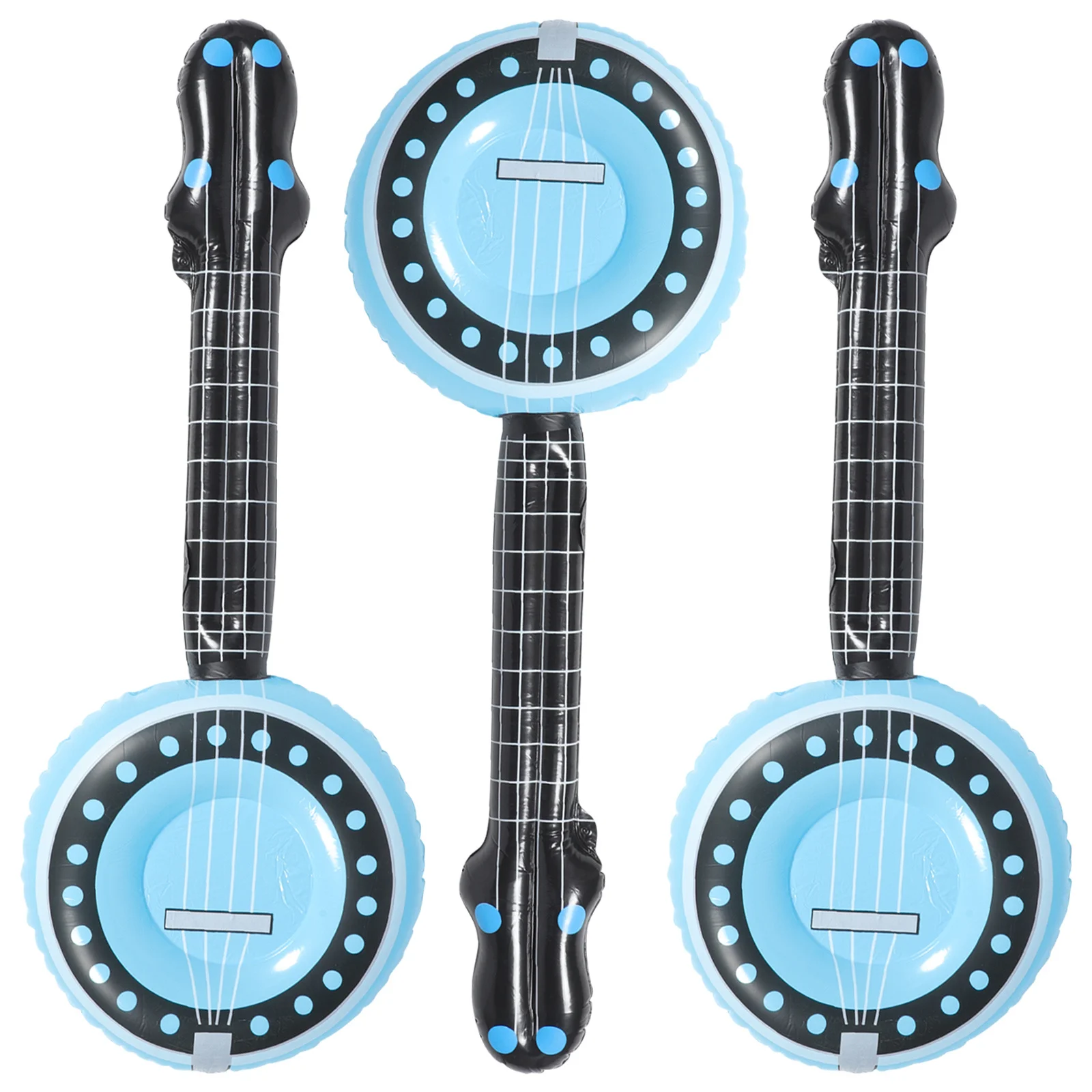 

3Pcs Inflatable Horn Instruments Portable Music Makers for Children Festival Party Supplies Creative Play Accessories Reusable