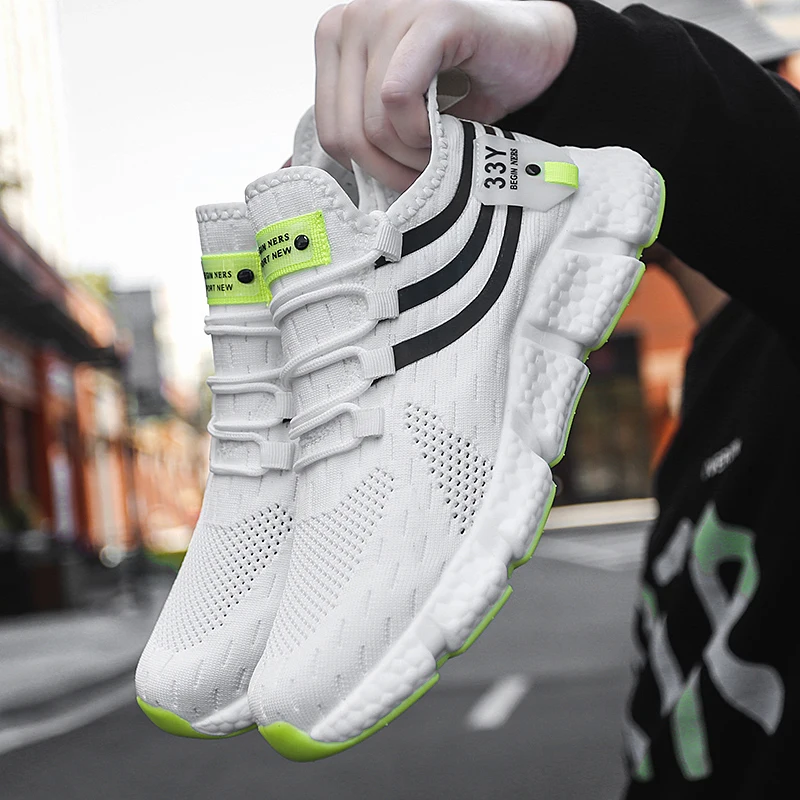 Men's Casual Sports Shoes, Breathable Lightweight Sneakers, Outdoor Mesh Running Shoes, Sports Jogging Shoes, Tennis Walking Shoes, Unisex, Multiple Colors Available