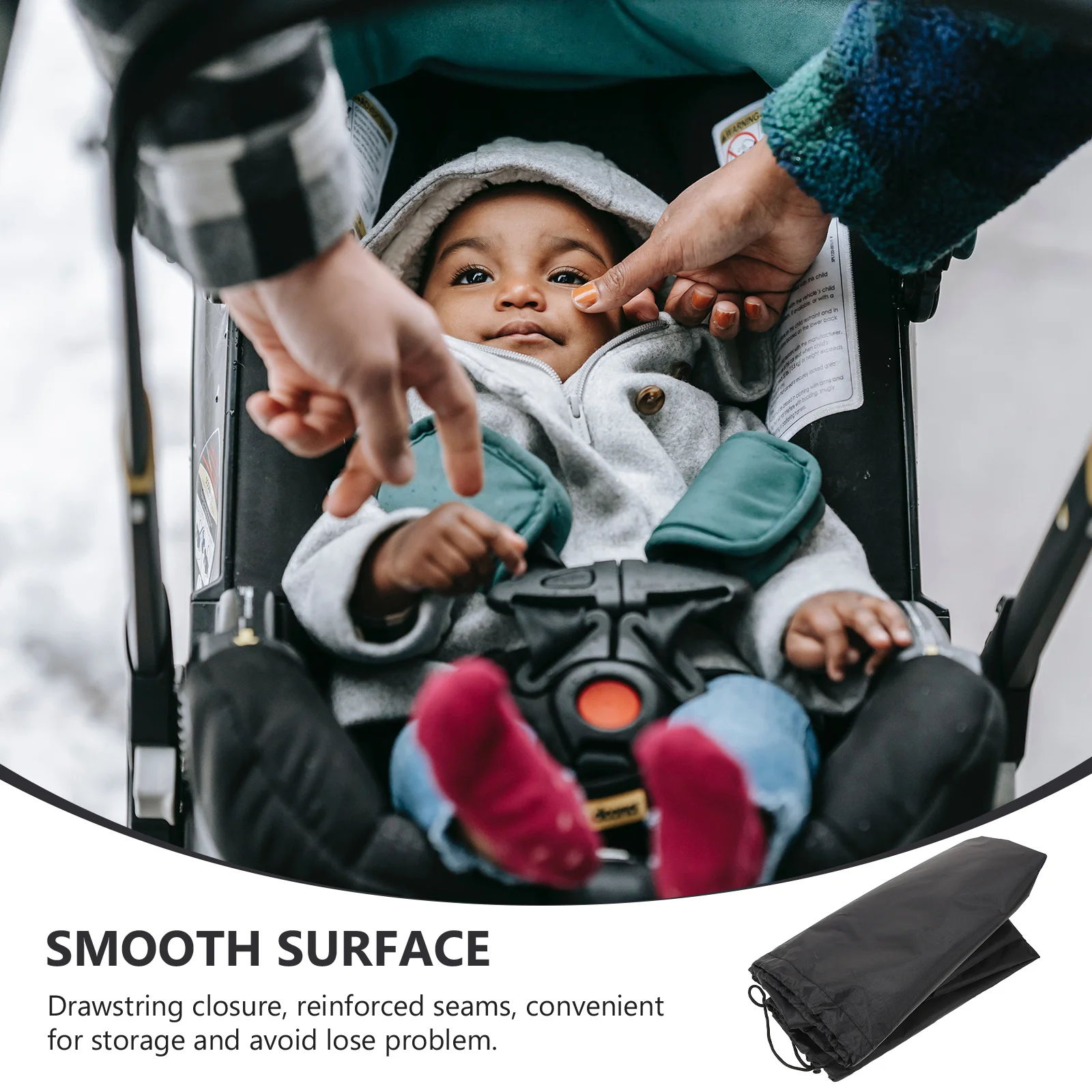 Dustproof Storage Bag For Car Seat Heavy Duty Waterproof Travel Bag Stroller Gate Check Pouch Compatible With Most Safety