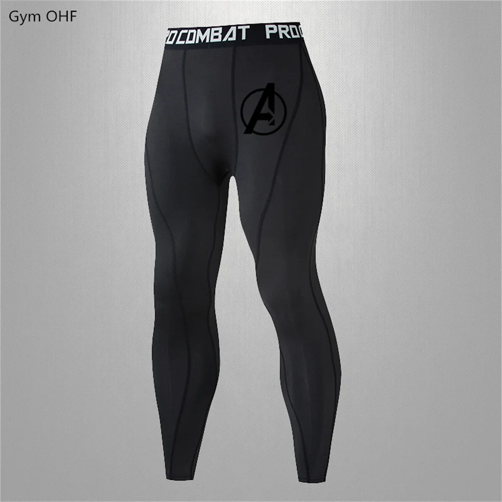 

(A) Sports fitness, training, quick drying, breathable, super elastic men's tight pants