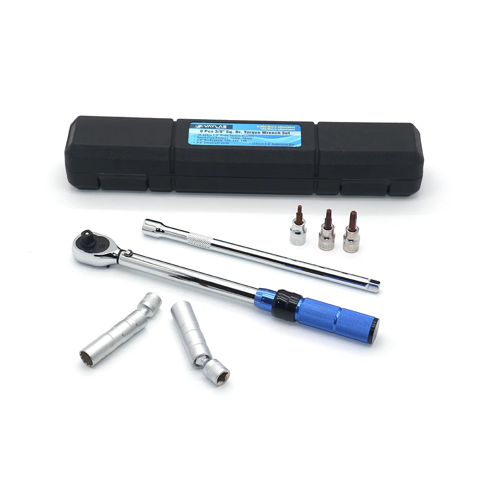 

Vaylas Torque Wrench Set for Spark Plug Replacement Torque Socket Wrench for Automobile 10-60 N.m. 3/8 Dr. Socket Wrench Set