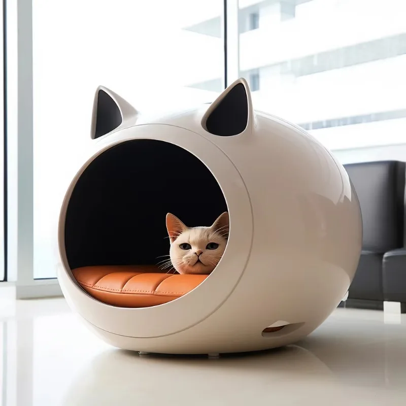 

3D Printing Integrated Cat and Dog Bed Furniture, Indoor Pet House, Kennel, Modern Cat and Dog House for Pet Toys and Supplies