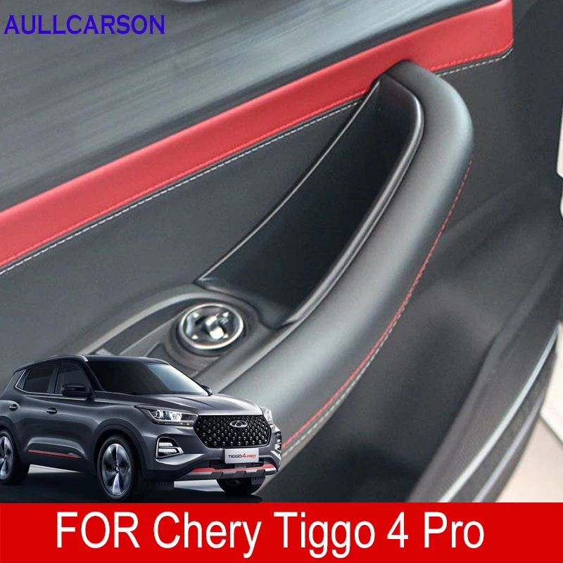 Dla Chery Tiggo 4 Pro 2022 20203 Poręcz drzwi przednich Sortuj się schowek Salon Dekoracja wnętrza Akcesoria samochodowe 2 szt.