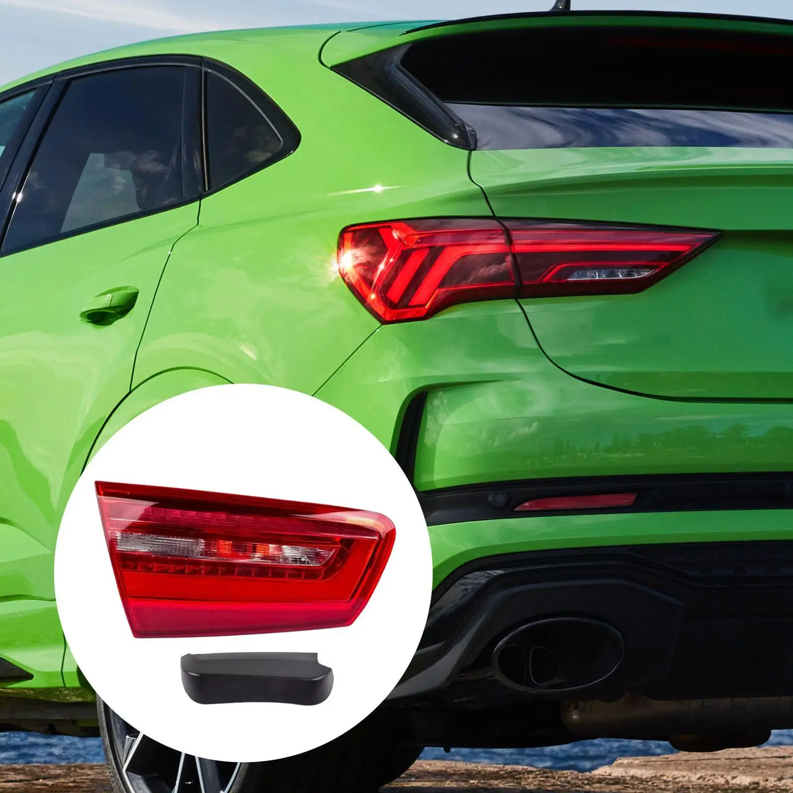 

Левая внутренняя задняя фара (фонарь) из АБС-пластика для Audi A6 C7 2010-2016, запчасть для ремонта автомобиля