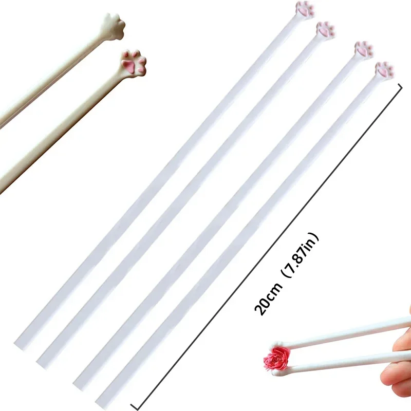 Cat Paw Chopsticks for Kids Beginners, Baby Eating Helper Training Chopsticks with Non-Slip Tips, Home Kitchen Sushi Chopstick view 6