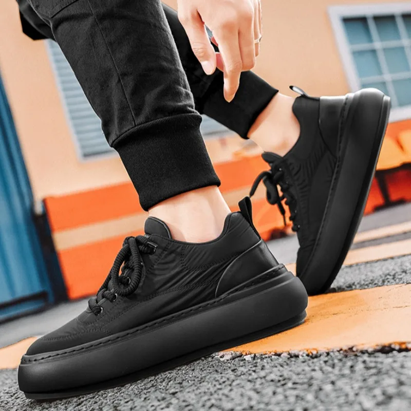 Mannen Pluche Sneeuw Katoenen Schoenen Herfst Winter Platform Koudbestendig Warme Laarzen Trend Donsdoek Waterdichte Hightop Boot Bota Masculina