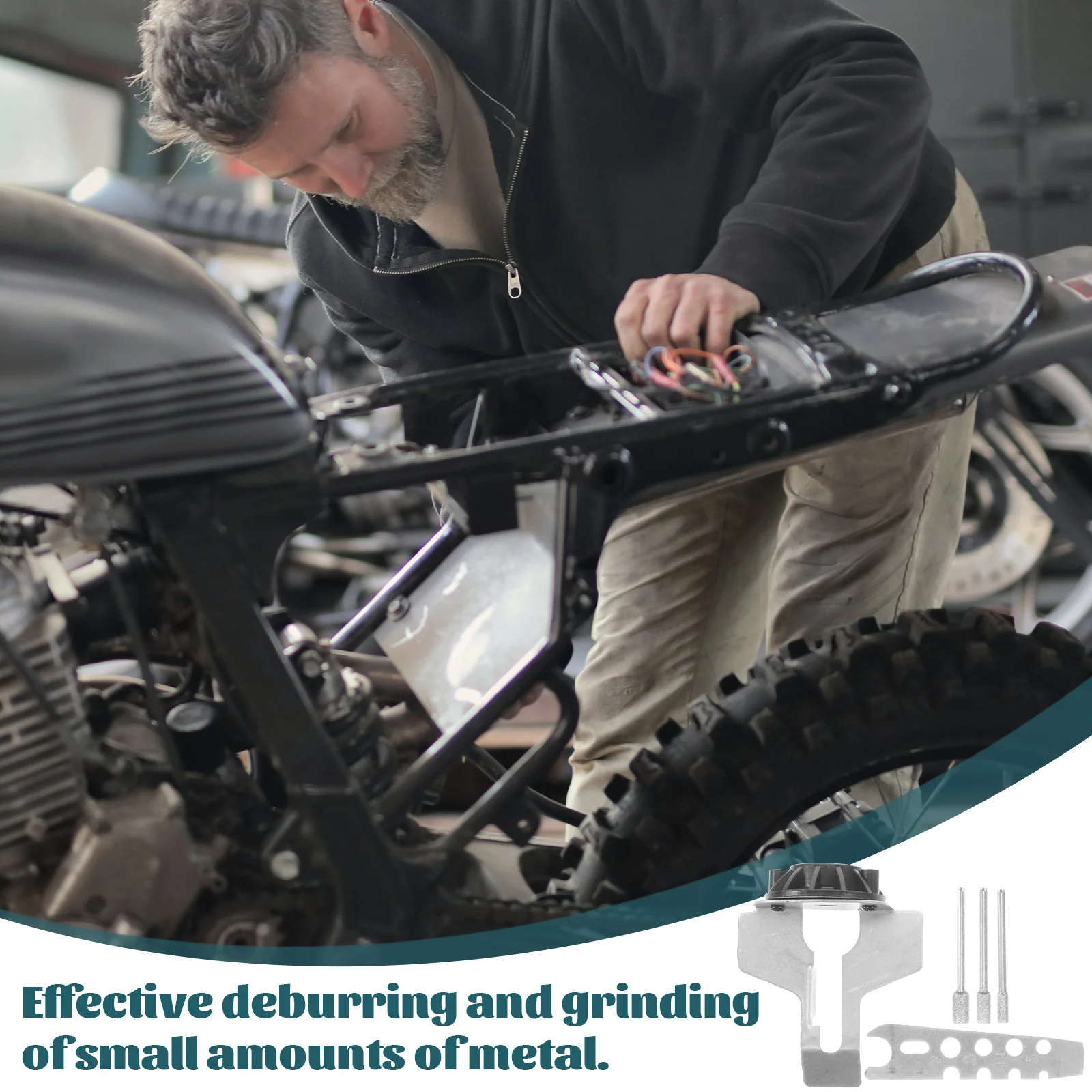 

1 set 1 Set Chainsaw Sharpener Bits Electric Grinding Stone File For Chain Saw Blades Sharpening Angle Guide Polishing Tool Kit