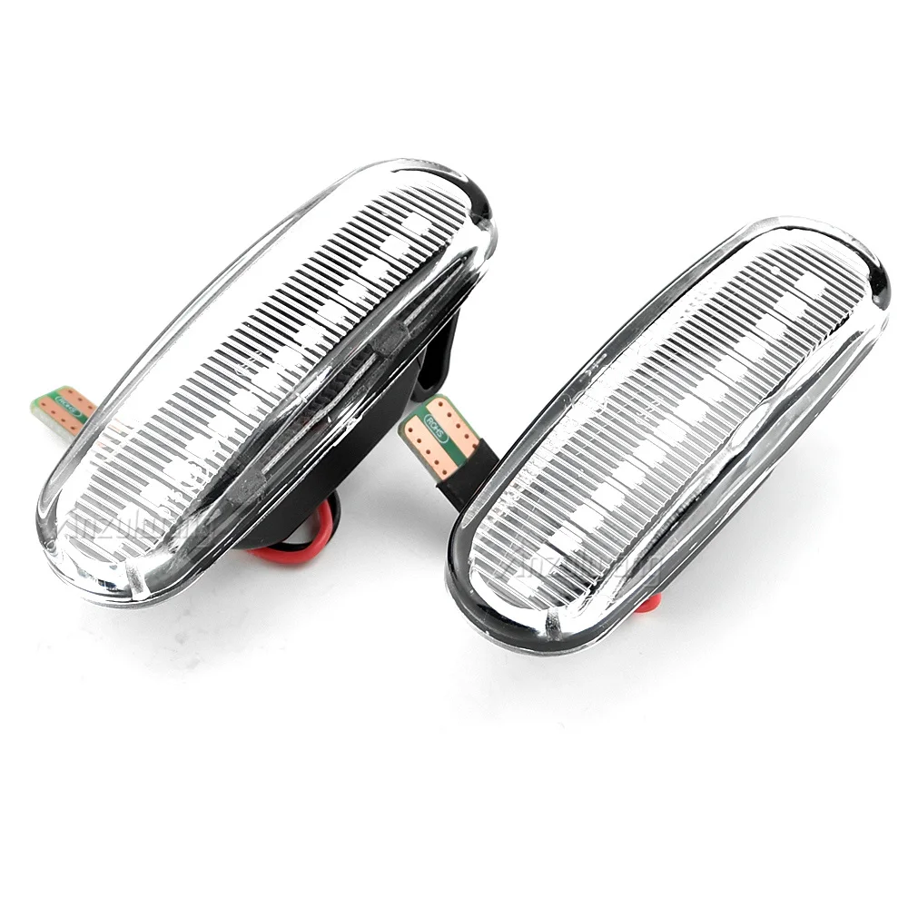 1Pair LED Dynamic Waterproor Side Marker Light Blinker Indicator For Fiat Abarth Punto Panda MK2 MK3 Multipla Stilo 1612811180