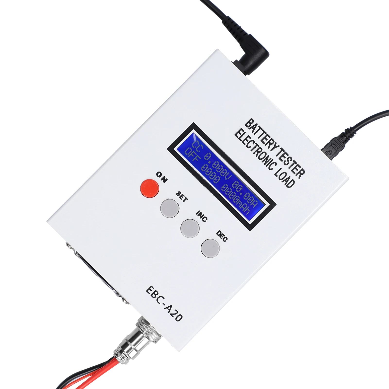 EBC-A20/EBD-A20H Battery Tester 30V 20A 85W Lithium Batteries Test  5A Recharge 20A Discharge Support  Online Software Control