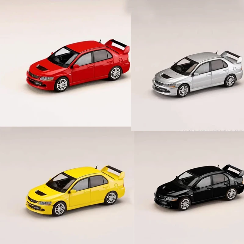 

Литой под давлением оригинальный масштаб 1:64 EVO9, модель из сплава, имитация классического украшения, хобби, сувениры, коллекция подарков, статический дисплей