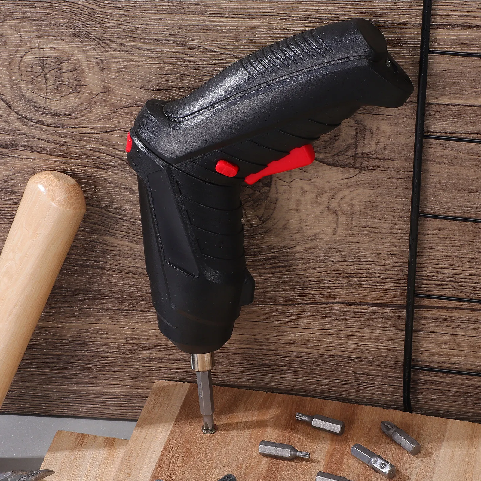 

Набор электрических аккумуляторных мини-отверток: беспроводная ручная дрель с USB-зарядкой, LED-подсветкой, компактный инструмент для домашнего ремонта, электрическая дрель