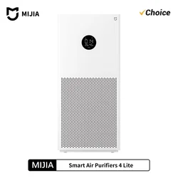 NEW MIJIA Smart Air Purifier 4 Lite LED Display Quadruple Purification Aldehyde Removal Home Air Ionizer 35.8dB(A) Low noise