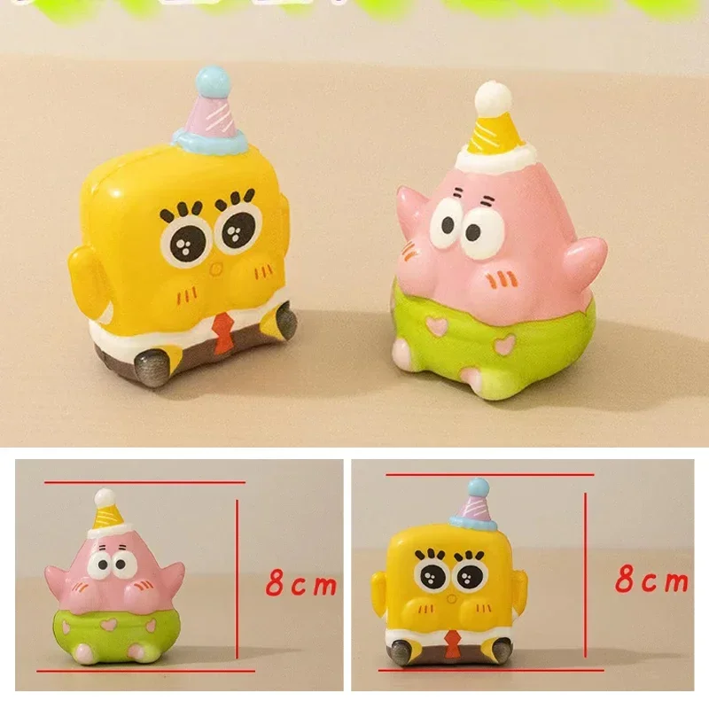 SpongeBob Patrick Star Squeeze Toy Cartoon Funny Stress Relief PU Squeeze Ball Kids Adults Creative Slow Rebound Antistress Gift