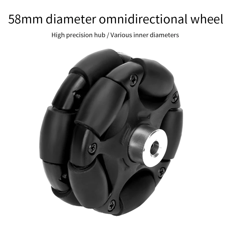 58mm plastic omnidirectional wheel omnidirectional moving wheel omnidirectional wheel