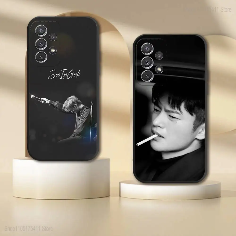 

Actor S-Seo In G-Guk Phone Case For Samsung S 25,24,23,22,30,21,10,9,Ultra,Plus,Lite,FE,4,5G Black Soft Case