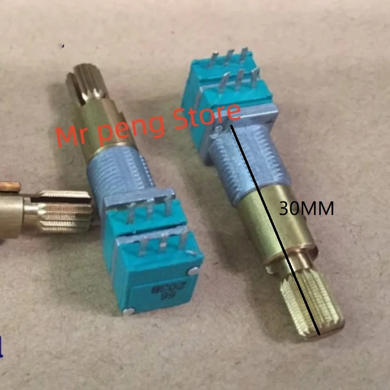 

2pcs for FD RK097 dual axis dual precision potentiometer B20K axis length 30mm dual potentiometer