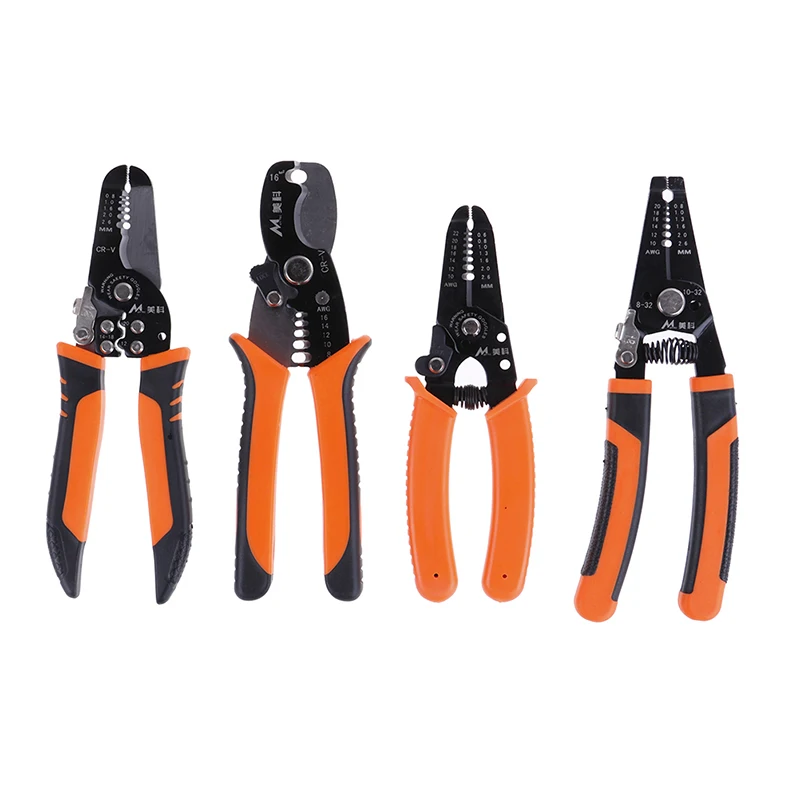 Multifunctional Wire Stripper Puller Electrician Wire Stripper Home Network Cable Wire Stripper Electrician Terminals Crimpper