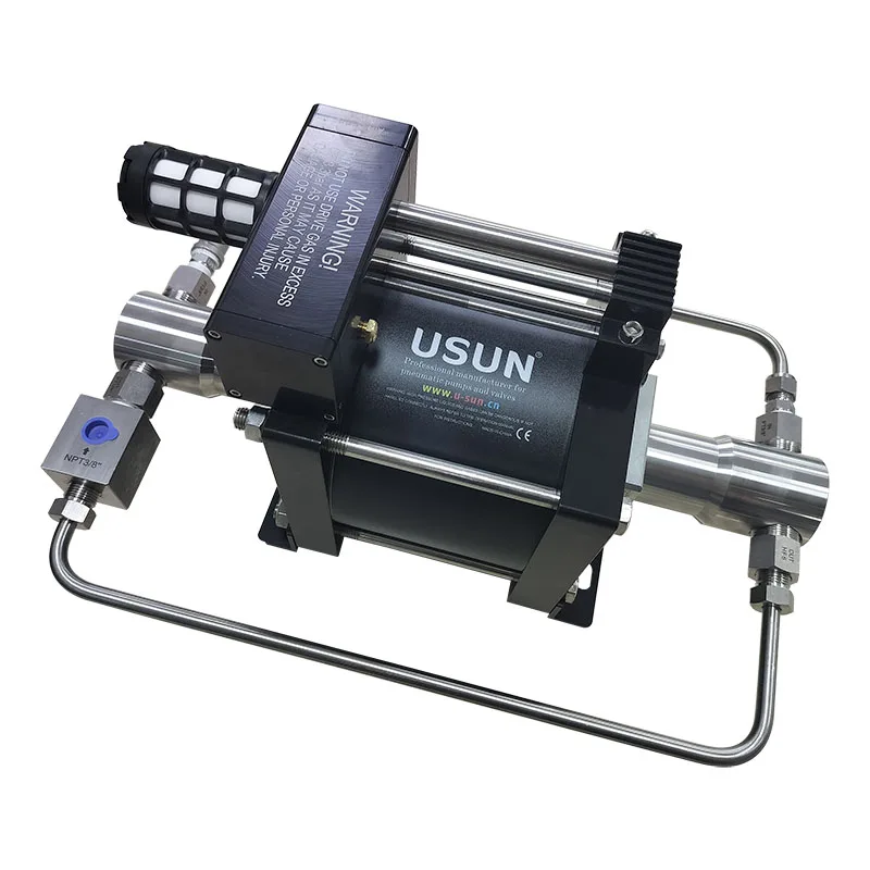 

Hot Sale USUN Model:AT170 800-1300 Bar Output High Pressure Air Hydro Pneumatic Pumps
