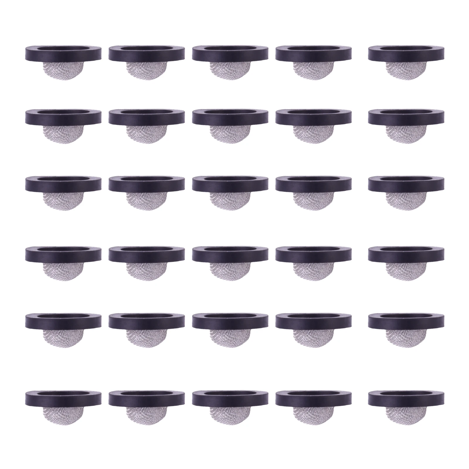 

40 Pcs Stainless Steel Rubber Gaskets Filter Washers for Shower Faucet Hose Sprinkler Sink Anti Clogging Water Saving