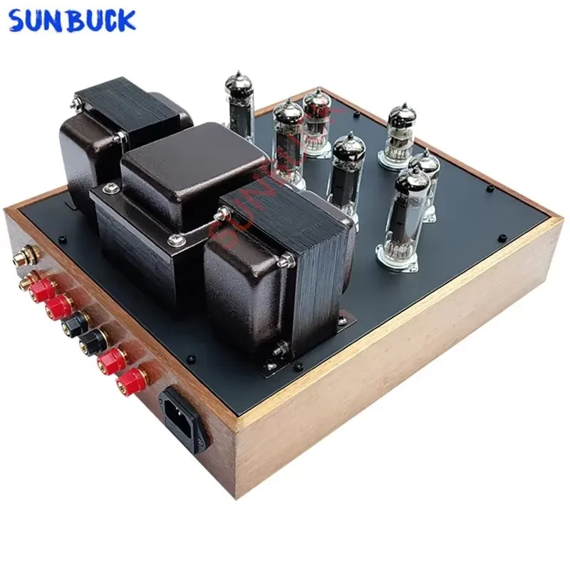 SUNBUCK 6P14 push-pull 6N1 Tube Amplifier 2 stereo 15W 3-segment balanced Vacuum Tube Amplifier Audio