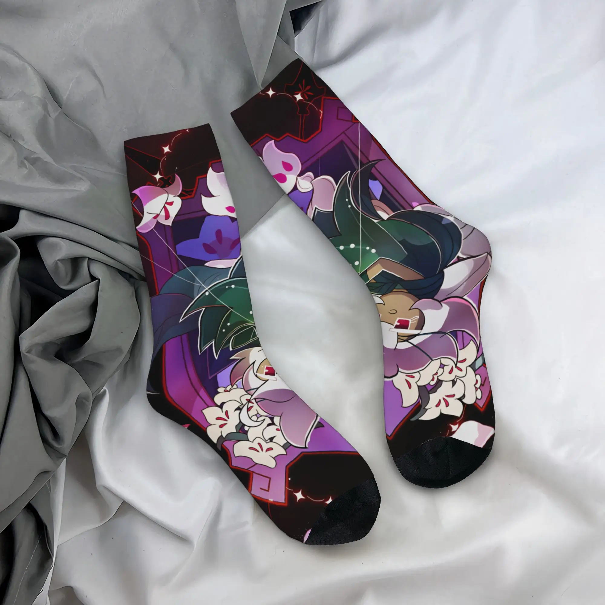 

Run Kingdom Cookies Socks Anti Skid Stockings Men's Comfortable Outdoor Socks Winter Funny Printed Socks