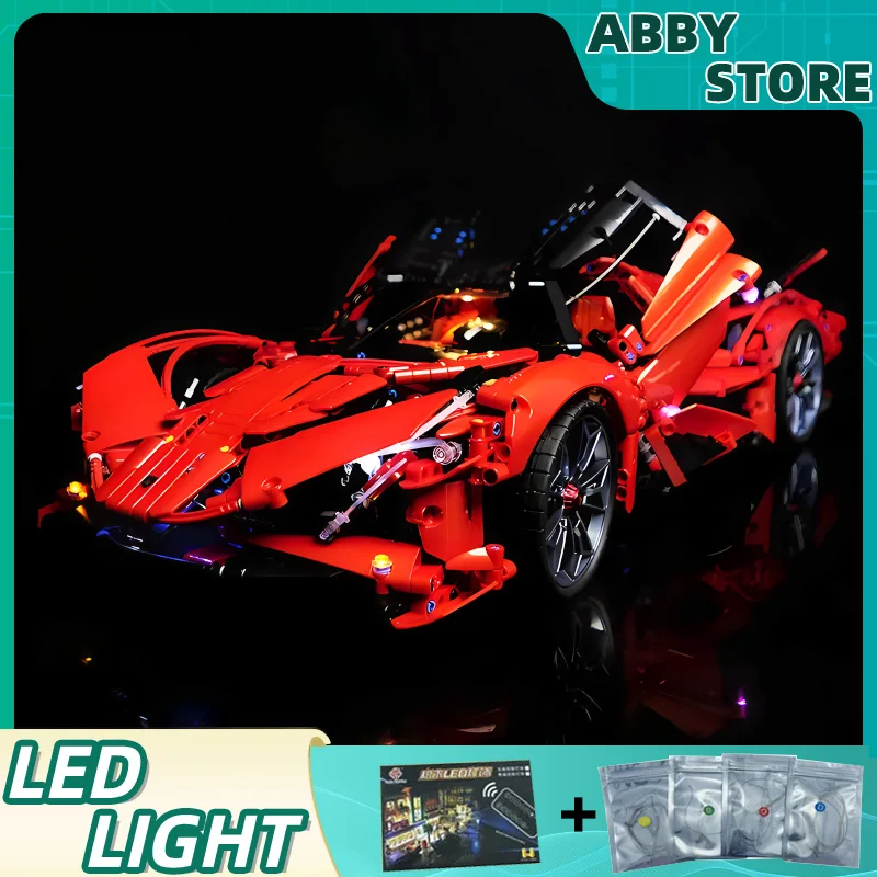

DIY RC LED Light Kit For LEGO 43100 Technical Sports Car (Only LED Light,Without Blocks Model)