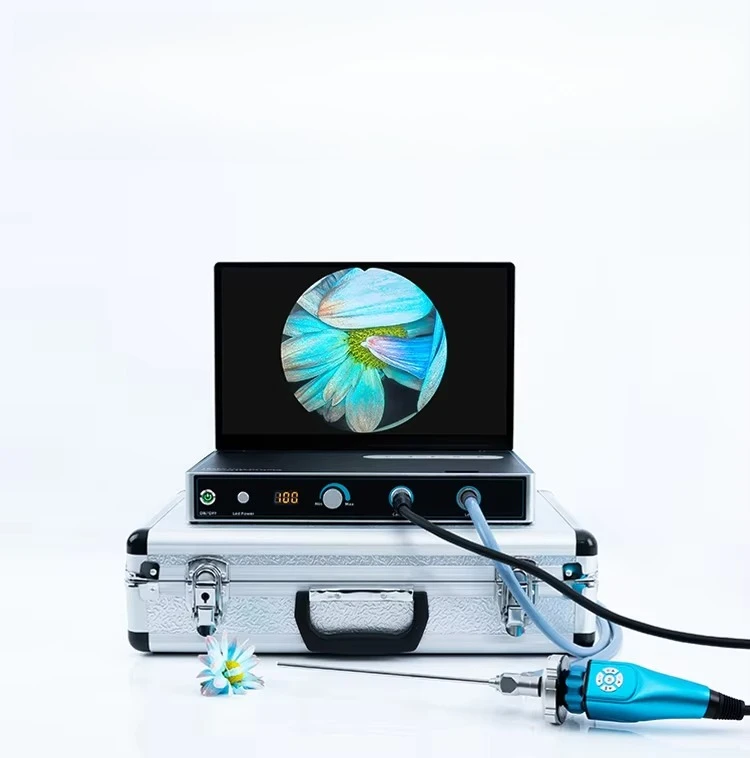 Medical integrated endoscopic system 1080P portable endoscopic  with display and LED light source for hysteroscopy