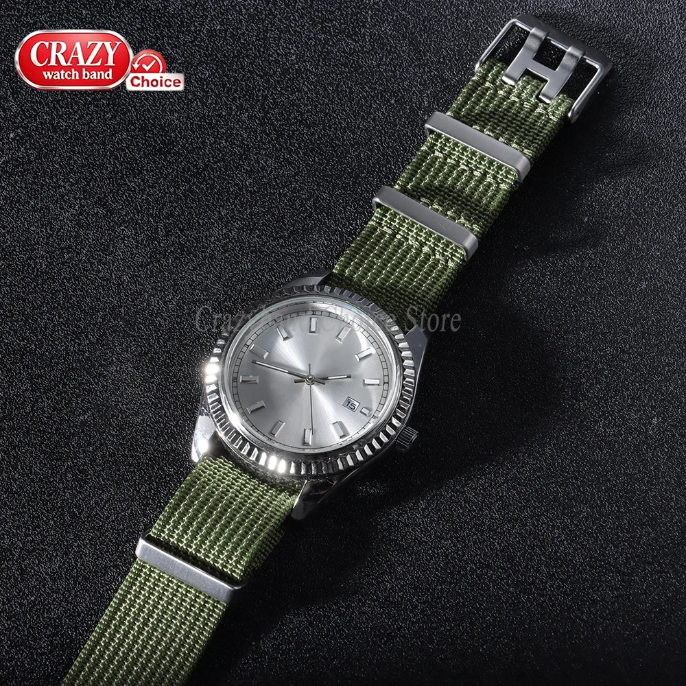 Nilon Berkualitas Tinggi untuk - Canvas Strap Watch ulasan dan harga
