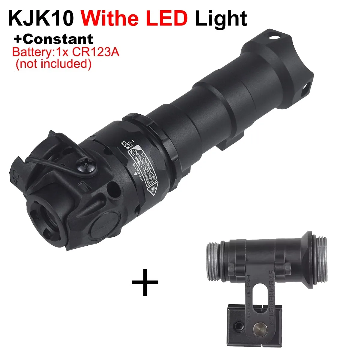 SureFire M300 M300B M300C M300V Light Series ARC Helmhalterung MICH2000 Schnellhelm-Seitenschiene für Helm-Taschenlampenhalterung – Detail 20
