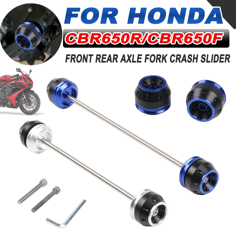 

For Honda CBR650F CB650F CB650R CBR650R CBR 650R 650F Motorcycle Accessories Front Rear Axle Fork Wheel Slider Crash Protector