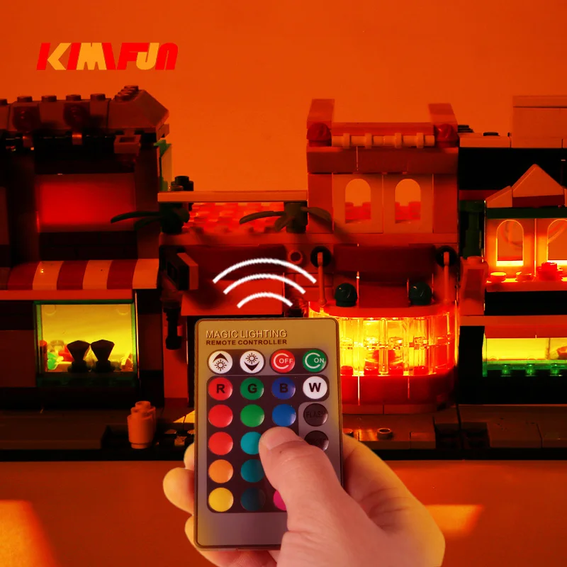 1x4 USB RGB Remote Control Building Block Lamp Diy City Electric Birck Moedl Design Light Toy MOC Room Modularization