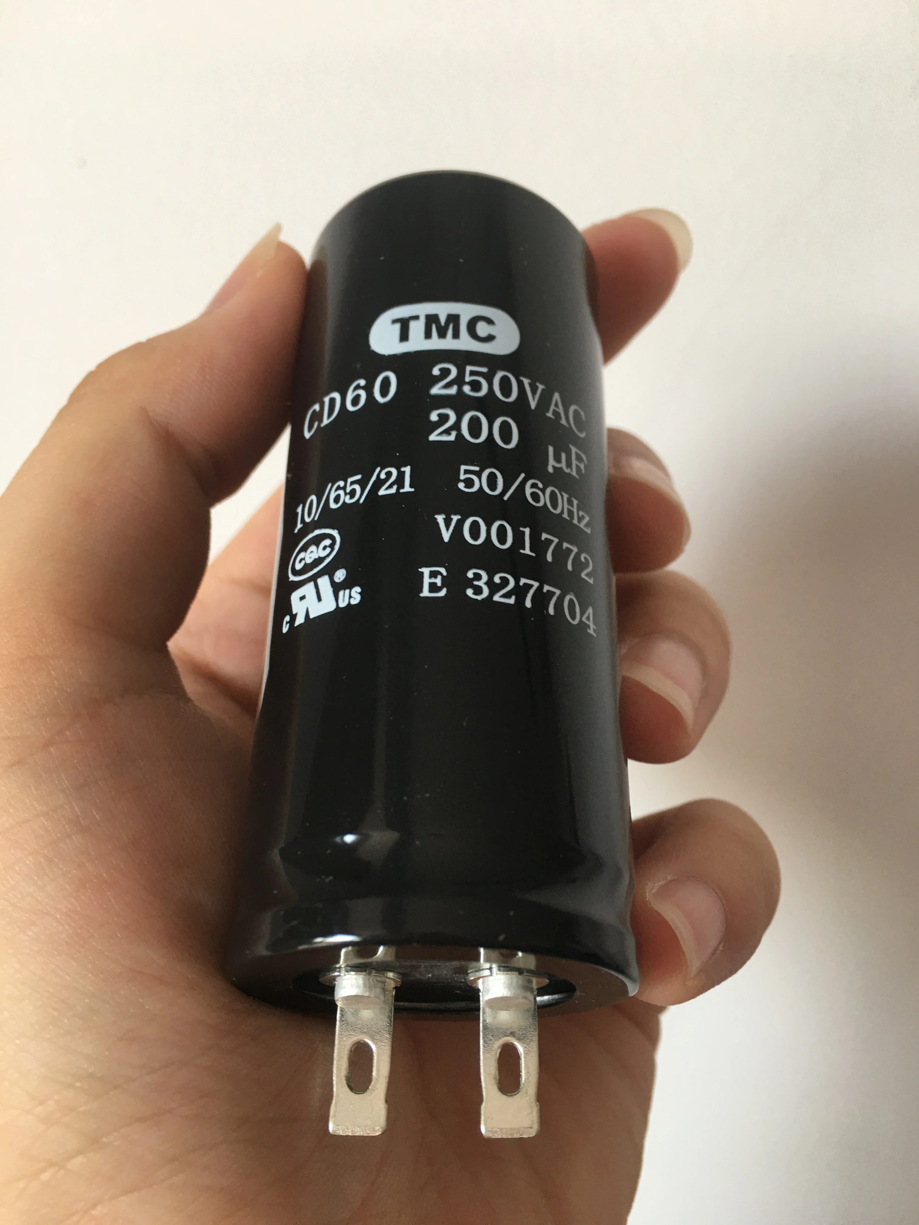 CD60 motor starting capacitor 250V 50UF 75UF 100UF 150UF 200UF 250UF 300UF 400UF 500UF