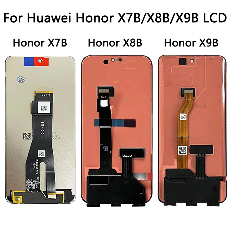 X7B X8B X9B Display Frame For Huawei Honor X7b X8b X9b LCD CLK-LX1 LLY-LX1 ALI-NX1 Display Screen Touch Digitizer Assembly